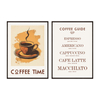 Zestaw plakatów coffee time