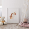Plakat Boho Jednorożec