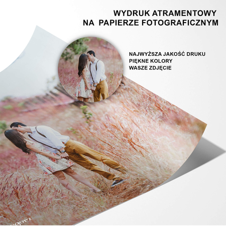 Plakat Podziękowanie dla rodziców ze zdjęciem III