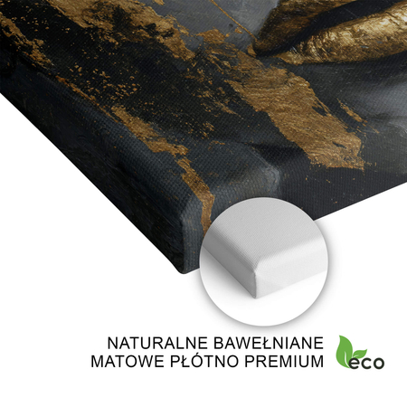 Obraz na płótnie złoto w ciemności