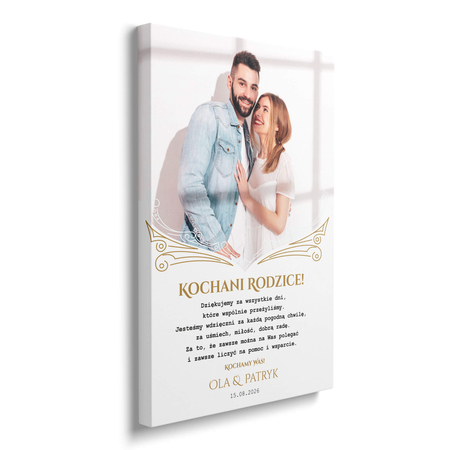 Obraz Podziękowanie Dla Rodziców II