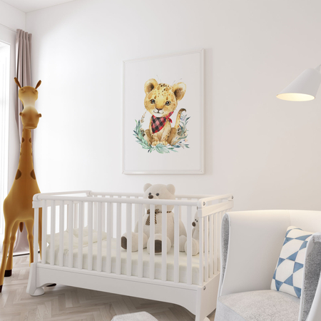 Plakat Safari Lwiątko