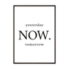 Plakat Yesterday Now Tomorrow