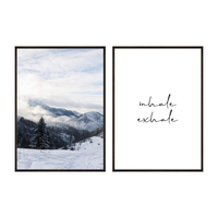 Zestaw plakatów oddech natury