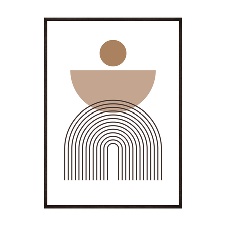 Plakat Geometric Shapes no.3