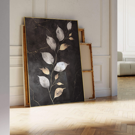 Plakat Złoto i Srebro Natury