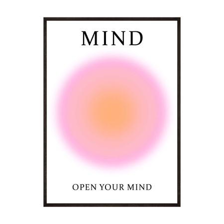 Plakat Positive Aura Mind