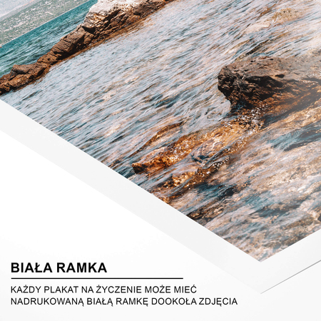 Plakat Skalista Plaża