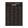 Plakat grand prix circuits 2026 black edition
