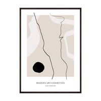 Plakat Modern Line Art No2