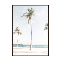 Plakat Palmy Na Plaży