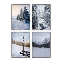 Zestaw Plakatów Zima