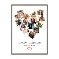 Plakat Kolaż Zdjęciowy Polaroid 15 Zdjęć