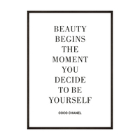 Plakat Beauty Begins