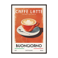 Plakat Caffe Latte