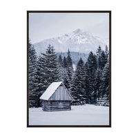 Plakat Zimowa Chatka