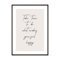 Plakat Make Your Soul Happy