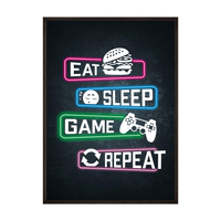 Plakat Eat Sleep Game Repeat