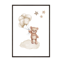 Plakat Dla Dzieci Miś Z Balonikami