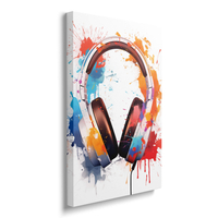 Obraz na płótnie gamingowa eksplozja dźwięku