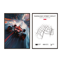 Zestaw Plakatów Szybkość I Pasja