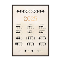 Plakat Fazy Księżyca 2025