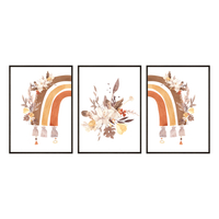 Zestaw Plakatów Wildflower Rainbow