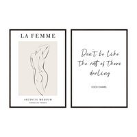 Zestaw Plakatów La Femme