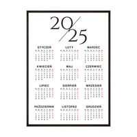 Plakat Kalendarz 2025 no1