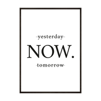 Plakat Yesterday Now Tomorrow