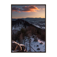 Plakat Zachód Słońca W Rudawach