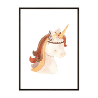 Plakat Boho Jednorożec