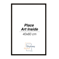 Czarna drewniana ramka 40x60 cm