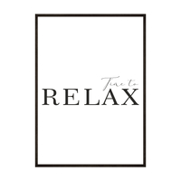 Plakat Time To Relax