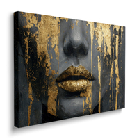 Obraz na płótnie złoto w ciemności