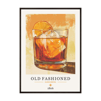 Plakat Old Fashioned Cocktail