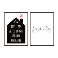 Zestaw Plakatów Family