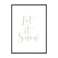 Plakat Let It Snow ver. 1