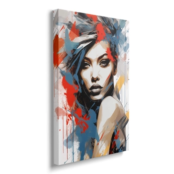 Obraz Na Płótnie Abstrakcyjny Portret Kobiety