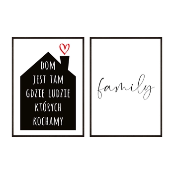 Zestaw Plakatów Family