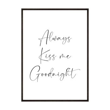 Plakat Always Kiss Me Goodnight