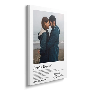 Obraz podziękowanie dla rodziców wzór nr 6