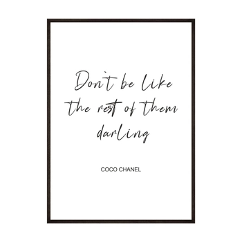 Plakat Don`t Be Like The Rest Of Them