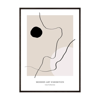 Plakat Modern Line Art No1