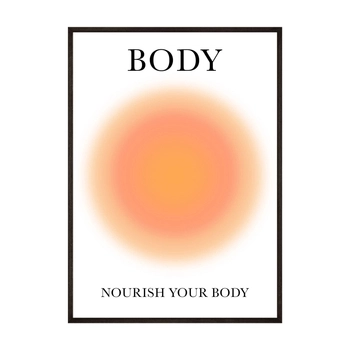 Plakat Positive Aura Body