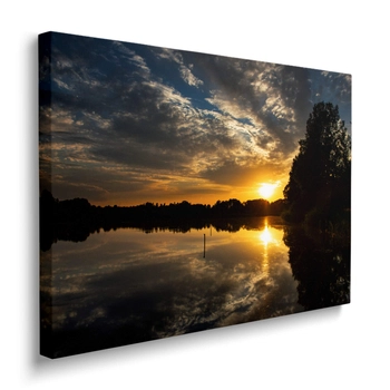 Obraz Zachód Słońca Nad Jeziorem