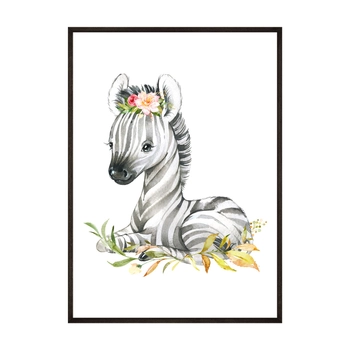 Plakat Safari Zebra