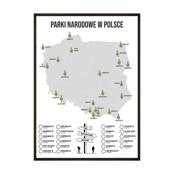 Plakat Parki Narodowe W Polsce