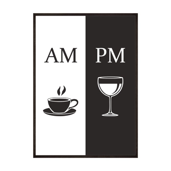 Plakat Poranek vs Wieczór