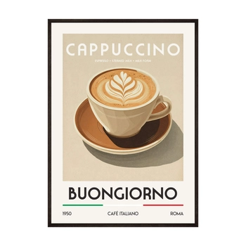 Plakat Cappuccino Coffee